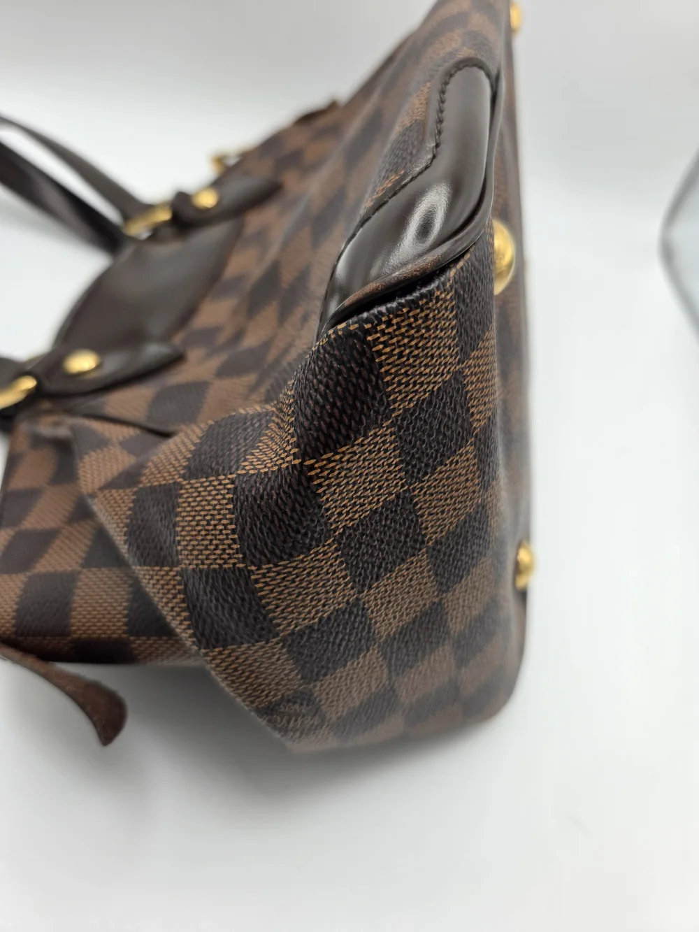 Authentic Louis Vuitton Damier Ebene Verona PM Brown Purse & Dust Bag